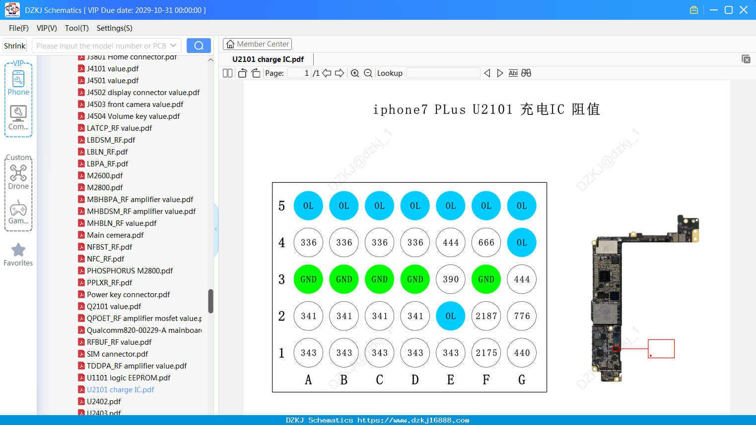 iPhone U2101 Charge IC